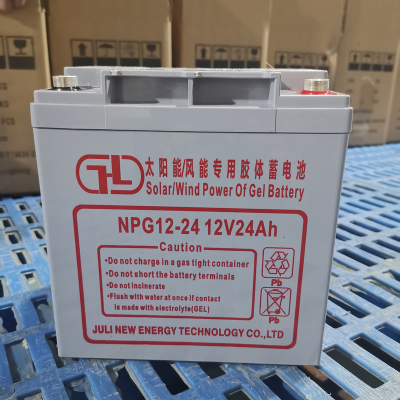 Высококачественная гелевая солнечная батарея 12V24Ah Аккумуляторная батарея Фотоэлектрическая система Домашняя система электропитания Батарея Долгий срок службы Безопасная и стабильная