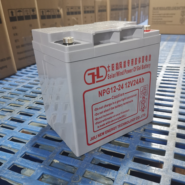 Высококачественная гелевая солнечная батарея 12V24Ah Аккумуляторная батарея Фотоэлектрическая система Домашняя система электропитания Батарея Долгий срок службы Безопасная и стабильная
