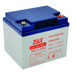 Перезаряжаемая солнечная батарея с длительным сроком службы 12V38Ah, гелевая батарея, новая энергетическая батарея