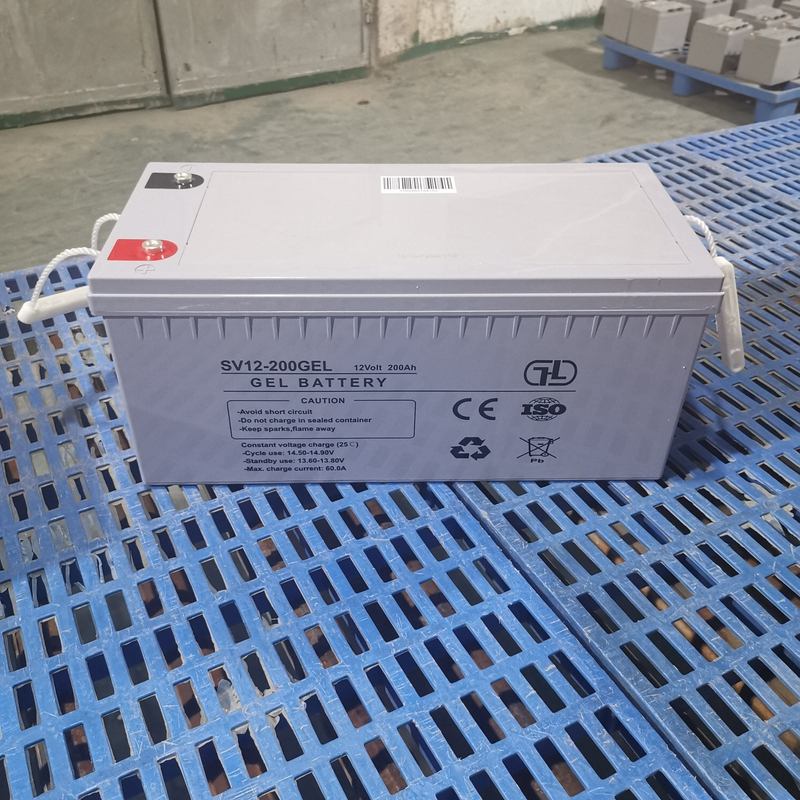 Производитель прямой продажи тяжелые обязанности 12V200AH Гель батарея для хранения возобновляемых источников энергии