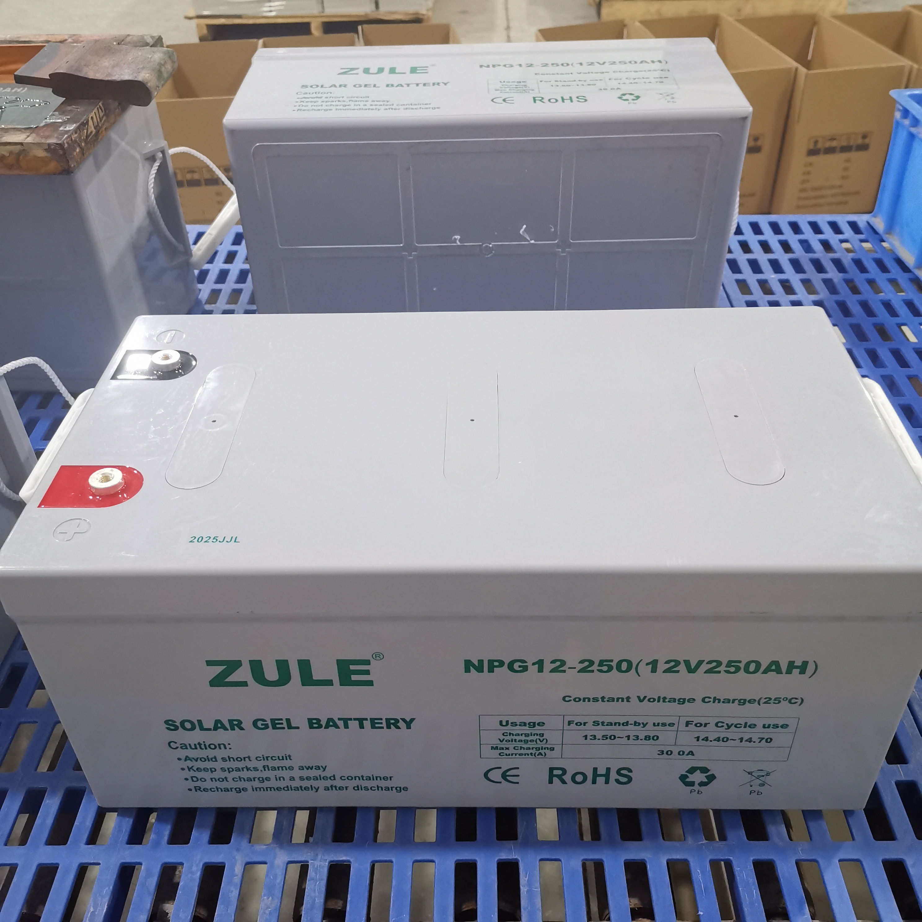 Солнечная гелевая батарея 12V250AH. Безопасный и стабильный резервный источник питания для хранения энергии на открытом воздухе с глубоким циклом.