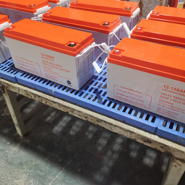 Превосходная производительность 12V150Ah Солнечные гелевые аккумуляторы глубокого цикла для домашнего хранения