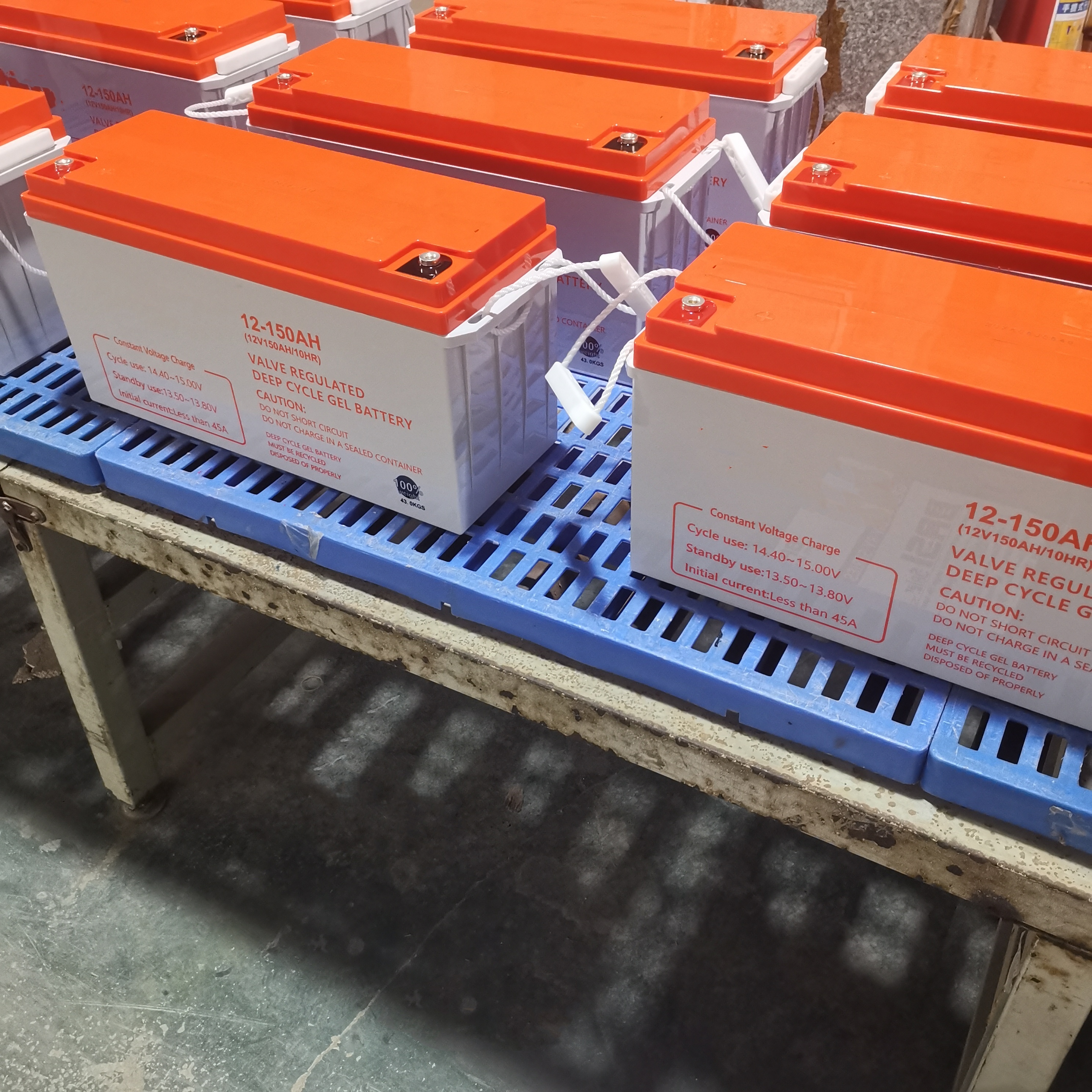Превосходная производительность 12V150Ah Солнечные гелевые аккумуляторы глубокого цикла для домашнего хранения