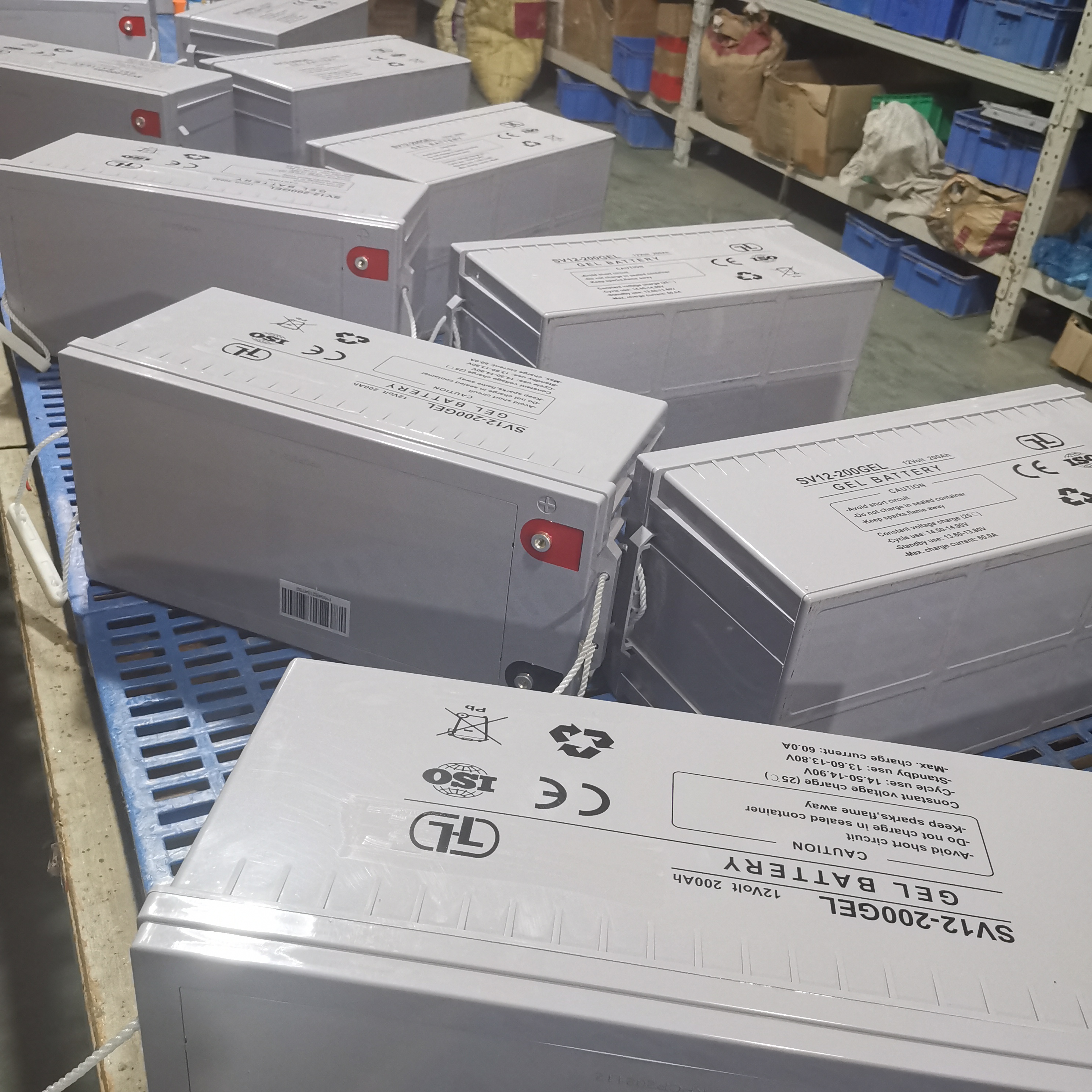 Производитель прямой продажи тяжелые обязанности 12V200AH Гель батарея для хранения возобновляемых источников энергии