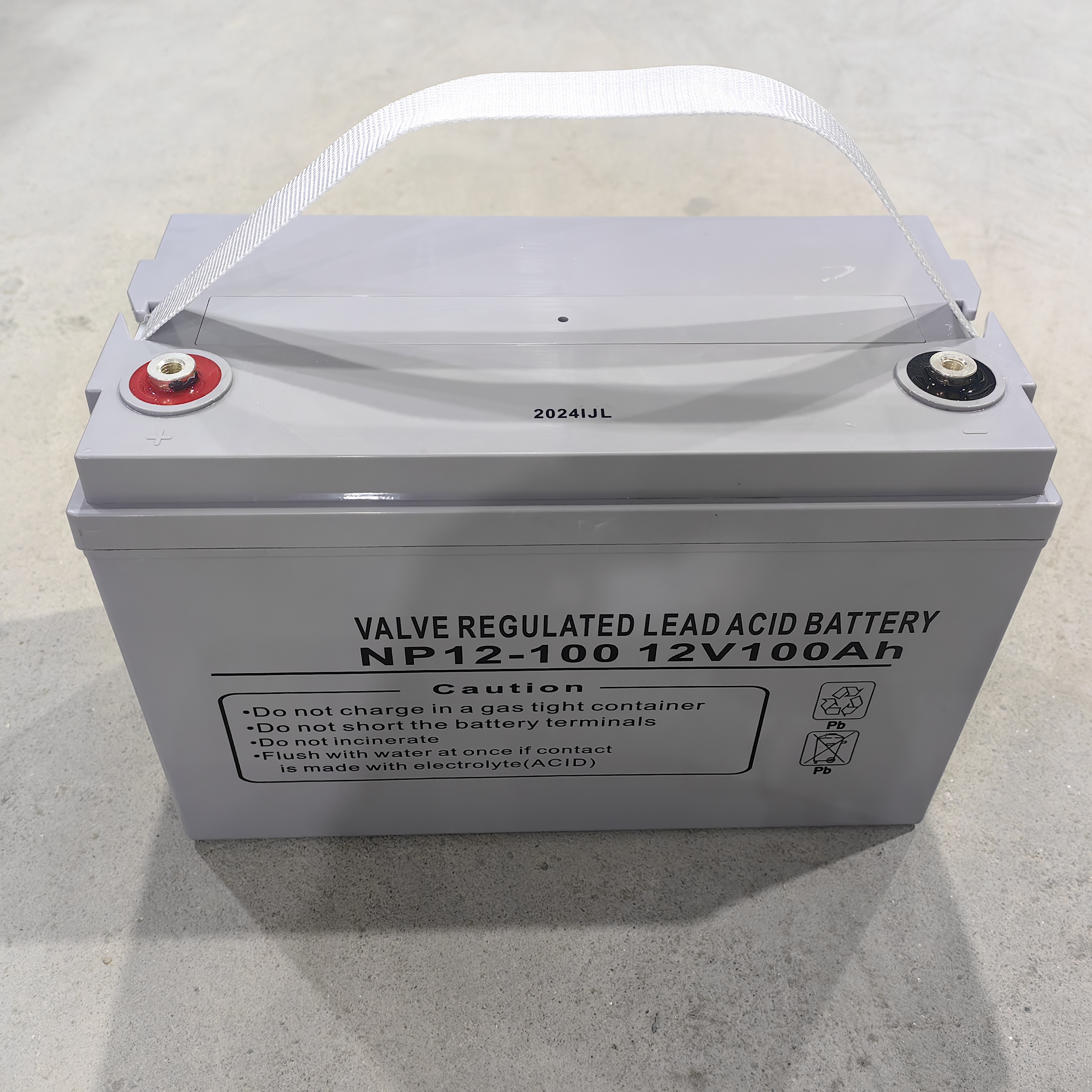 Фабрика обеспечивает безопасную и прочную батарею с хранением UPS12V100AH.