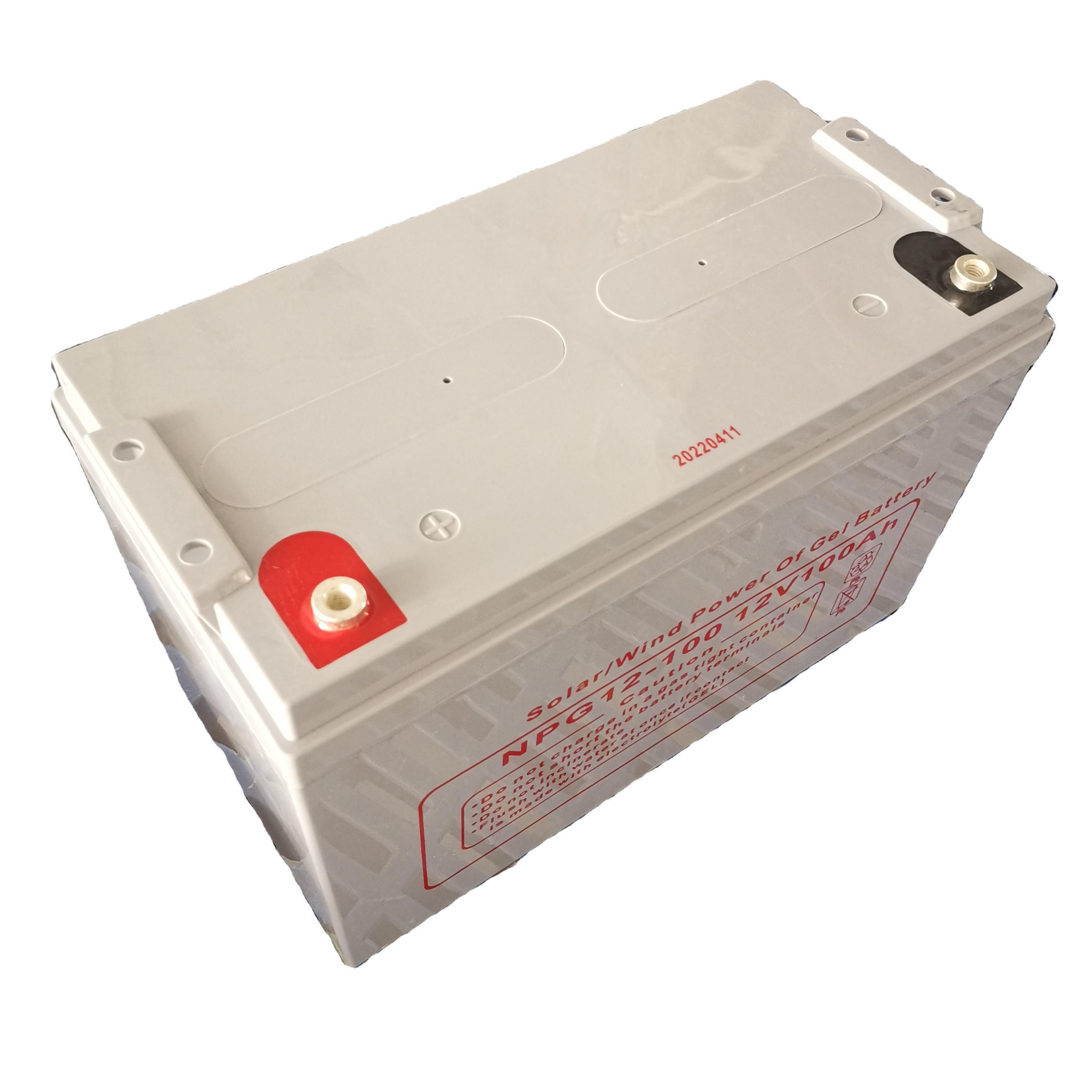Китай новый продукт 12v100ah аккумуляторные батареи agm гелевая батарея солнечная энергия