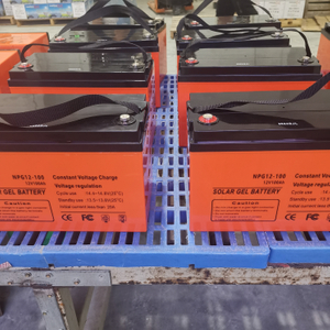 Высокоэффективная солнечная аккумуляторная батарея 12v100ah, свинцово-кислотная гелевая аккумуляторная батарея для бытового электропитания