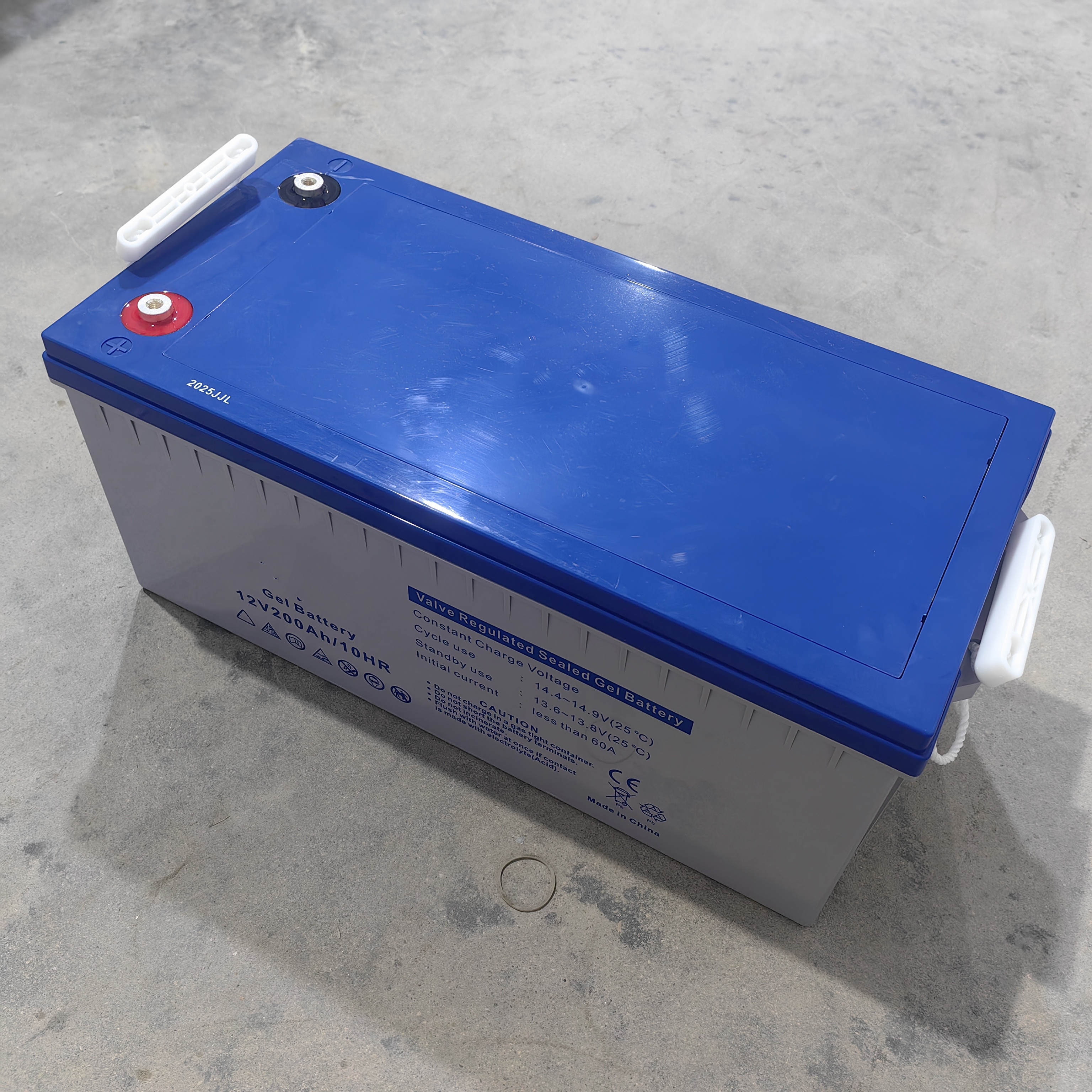 Промышленная конструкция сопротивления экстремальной температуры батареи солнечного геля ранга 12В200АХ Прочная конструкция для деятельности в суровых условиях окружающей среды производства электроэнергии в отдаленных районах