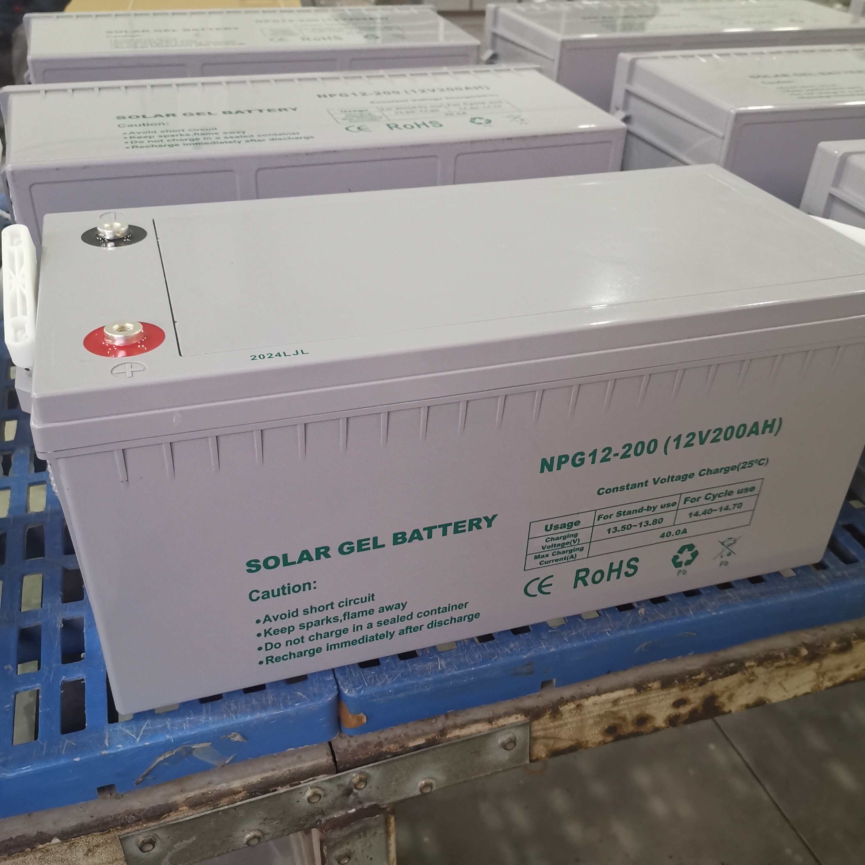 Солнечная фотоэлектрическая гелевая батарея 12v200AH Солнечная система поставляет аккумуляторы для хранения энергии Бытовой источник питания
