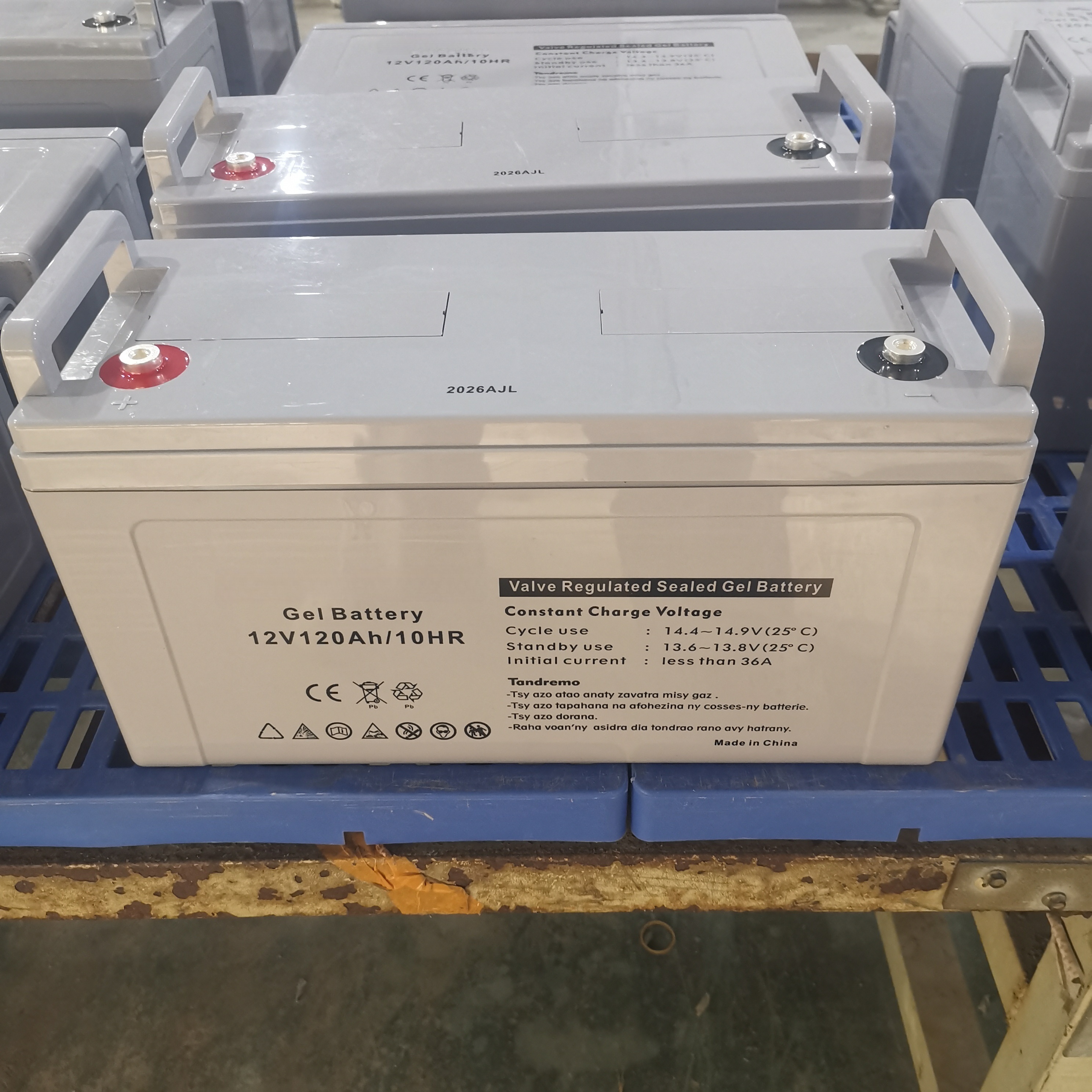 Гелевая солнечная батарея глубокого цикла 12 В 120 Ач — бесшумный сердечник для бытовых систем хранения и серверных стоек резервного копирования