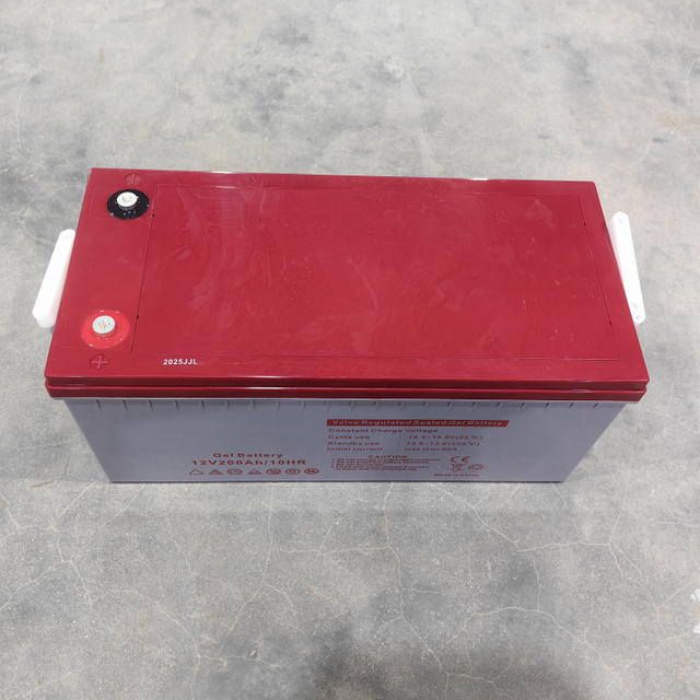 Китайская заводская солнечная гелевая батарея 12V200Ah - Свинцово-кислотная батарея глубокого цикла для автономных систем, индивидуальная упаковка